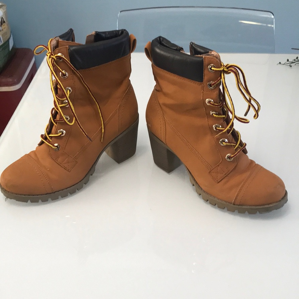Heeled Work Boots